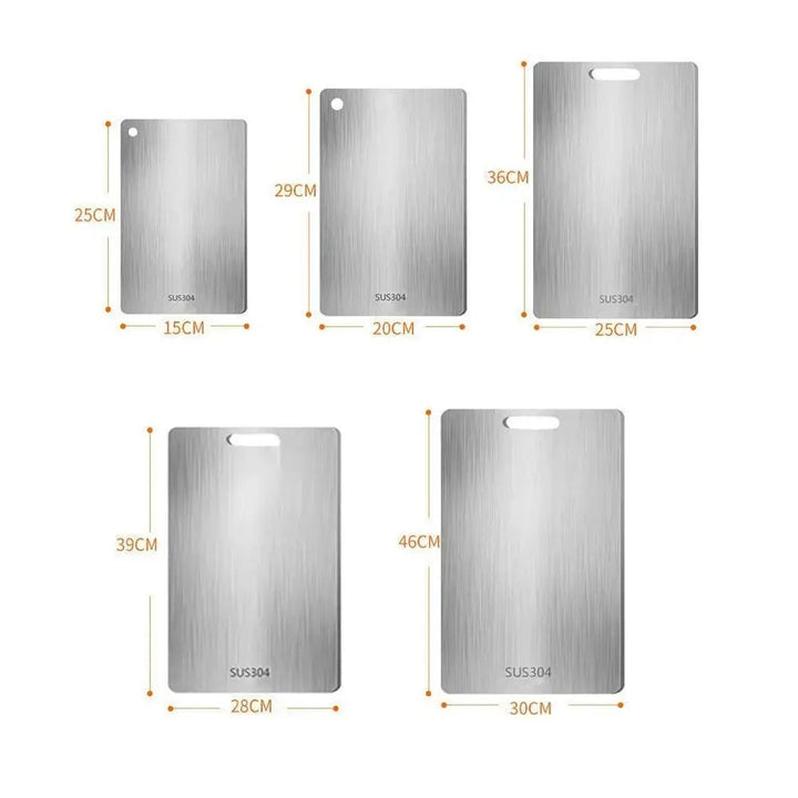 Titanium Kitchen Chopping Board – Grade 316, Double-Sided