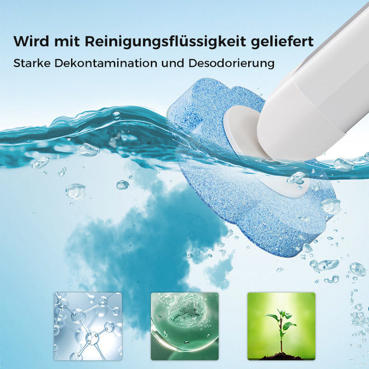Disposable Toilet Brush | Antibacterial, Hygienic Sponge Heads
