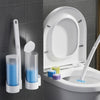 Disposable Toilet Brush | Antibacterial, Hygienic Sponge Heads