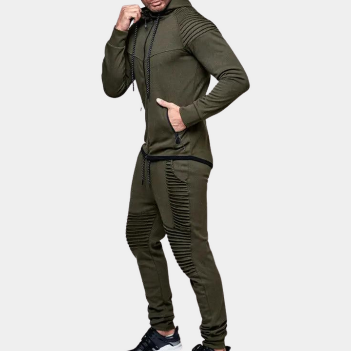 Casual Hooded Tracksuit for Men Modern Comfort Meets Functional Style