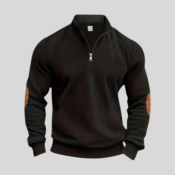 Men’s Pullover with Ribbed Cuffs