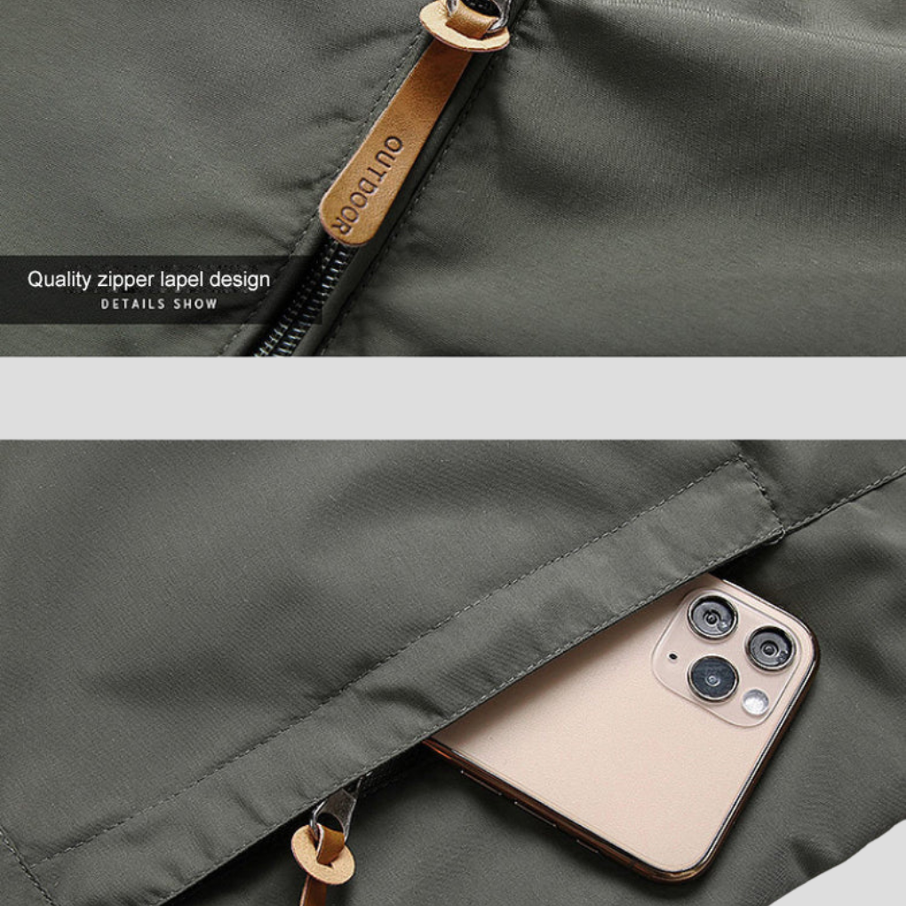 Men’s Softshell Jacket – Winter-Ready Design with Outdoor Features