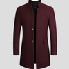 Men’s Elegant Wool-Blend Coat – Refined Classic Outerwear