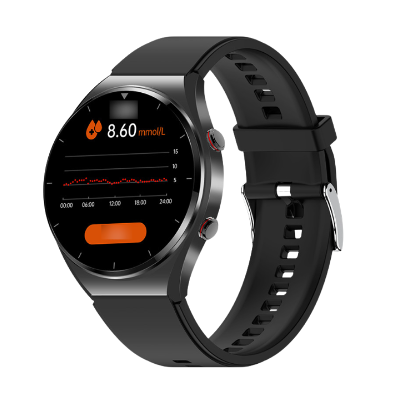 One-Click Blood Glucose Measurement|Blood Glucose Blood Pressure ECG|ECG HRV Heart Rate Monitoring Smart Health Watch