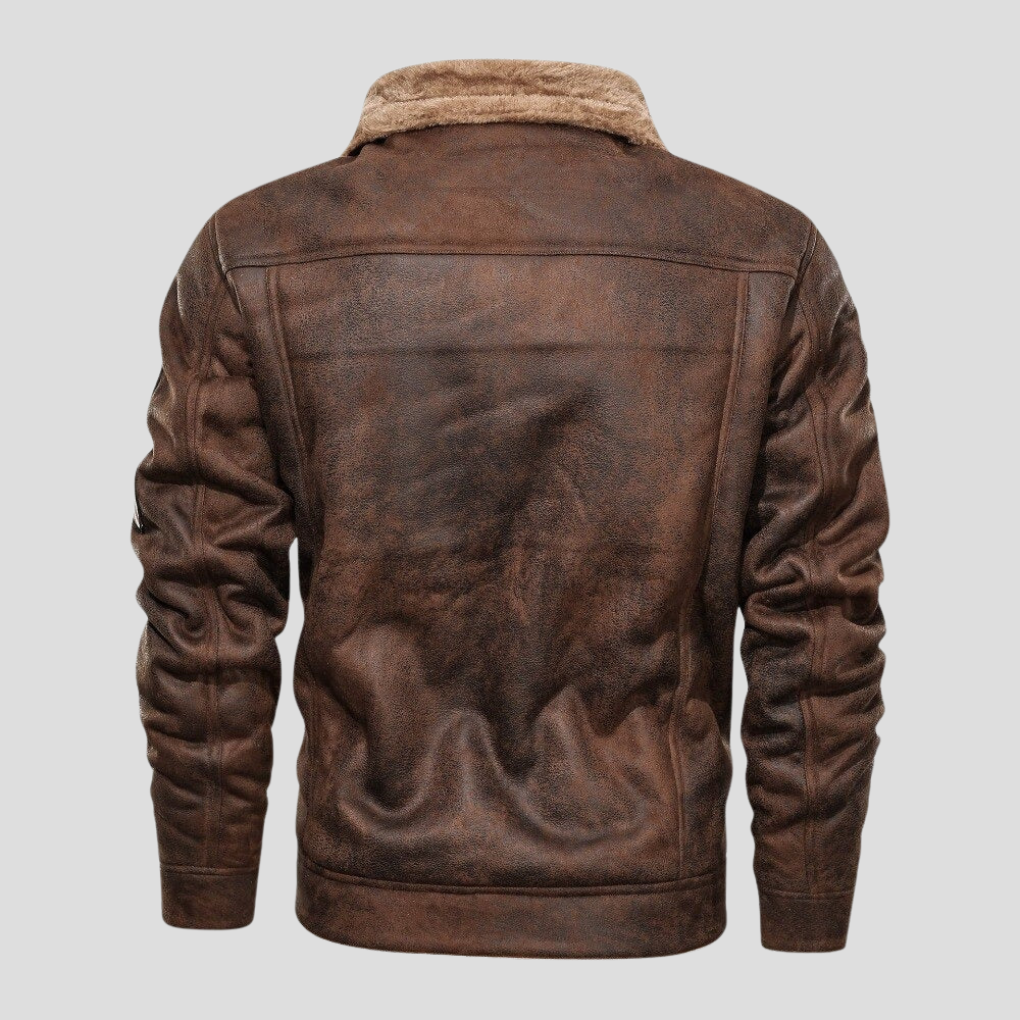 Men’s Suede Biker Jacket