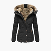 Women’s Jacket with Embossed Surface and Closures