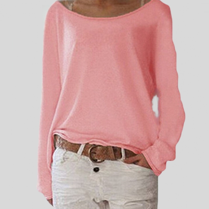 Comfortable Ladies' Sweater with Long Sleeves – Soraya