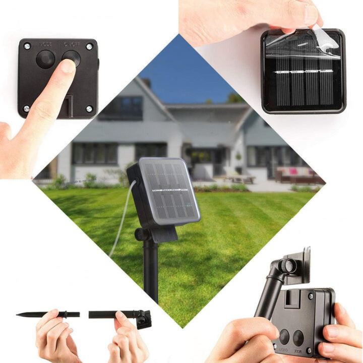 Roan – Moroccan-Style Water-resistant Solar String Lights