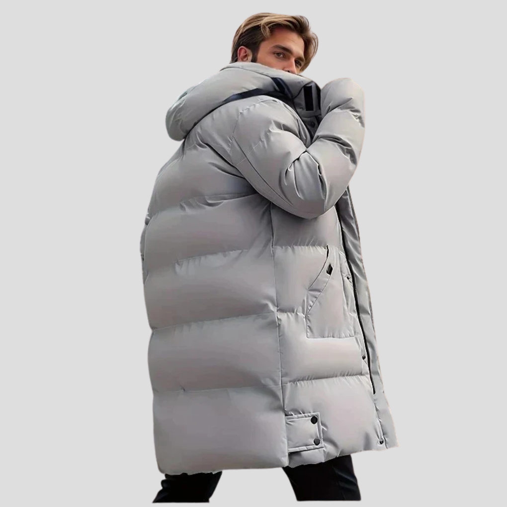 Men’s Parka Coat – Elegant Shield for Harsh Weather