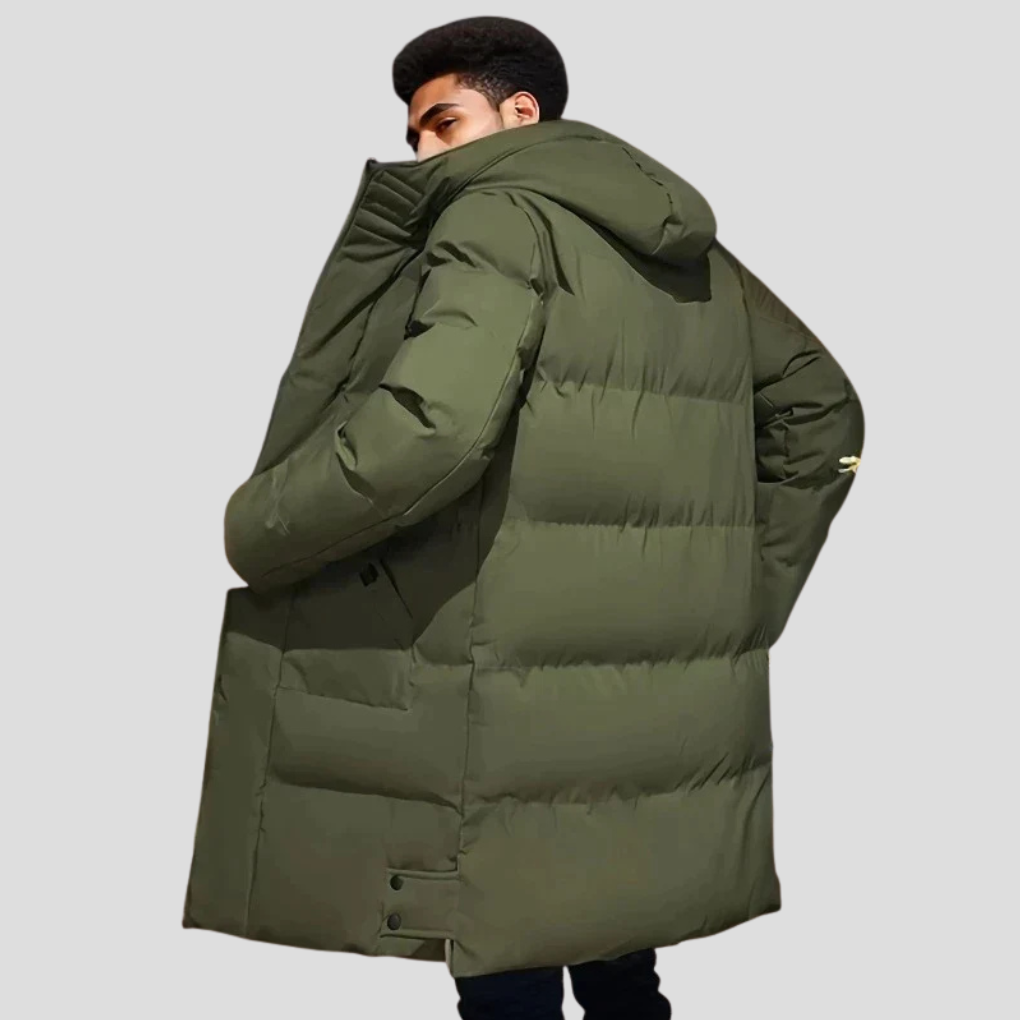 Men’s Parka Coat – Elegant Shield for Harsh Weather