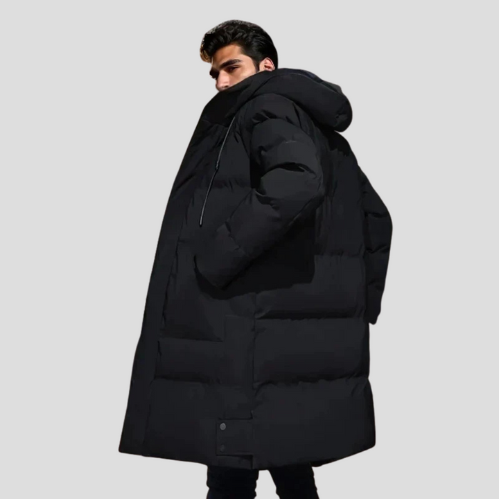 Men’s Parka Coat – Elegant Shield for Harsh Weather