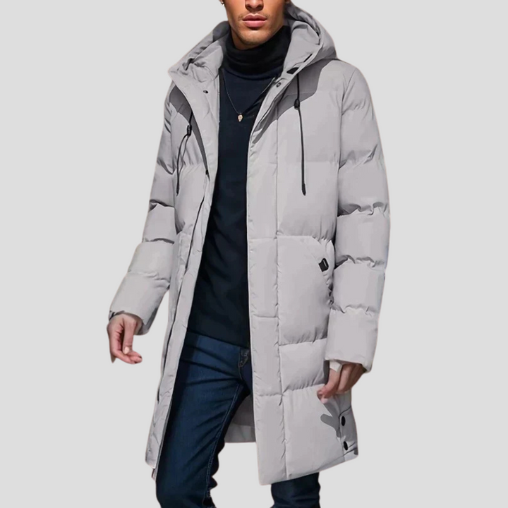 Men’s Parka Coat – Elegant Shield for Harsh Weather
