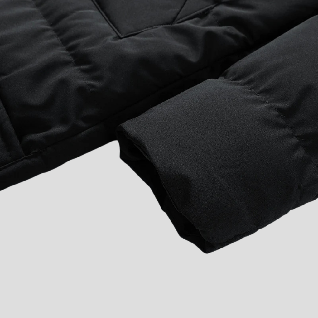 Men’s Parka Coat – Elegant Shield for Harsh Weather