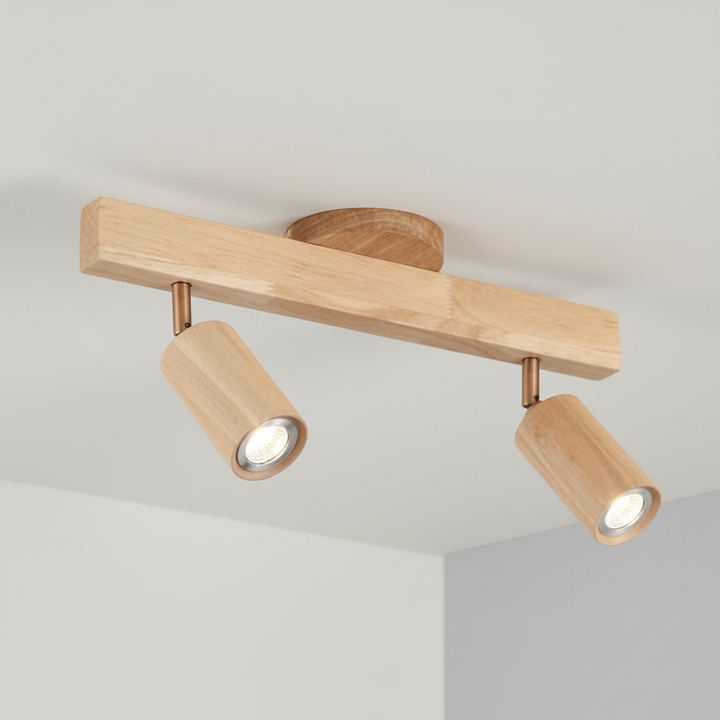 Adjustable Spotlight Wooden - Ecobeam