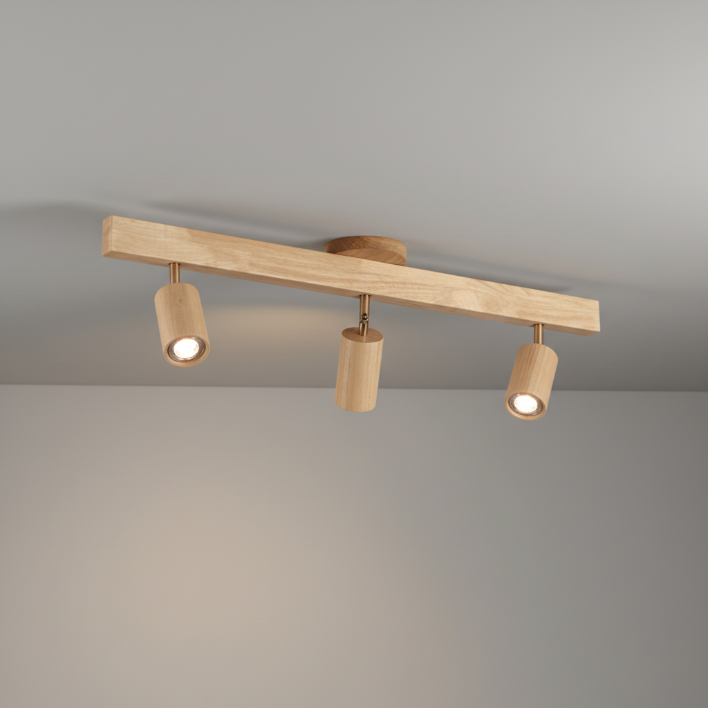 Adjustable Spotlight Wooden - Ecobeam