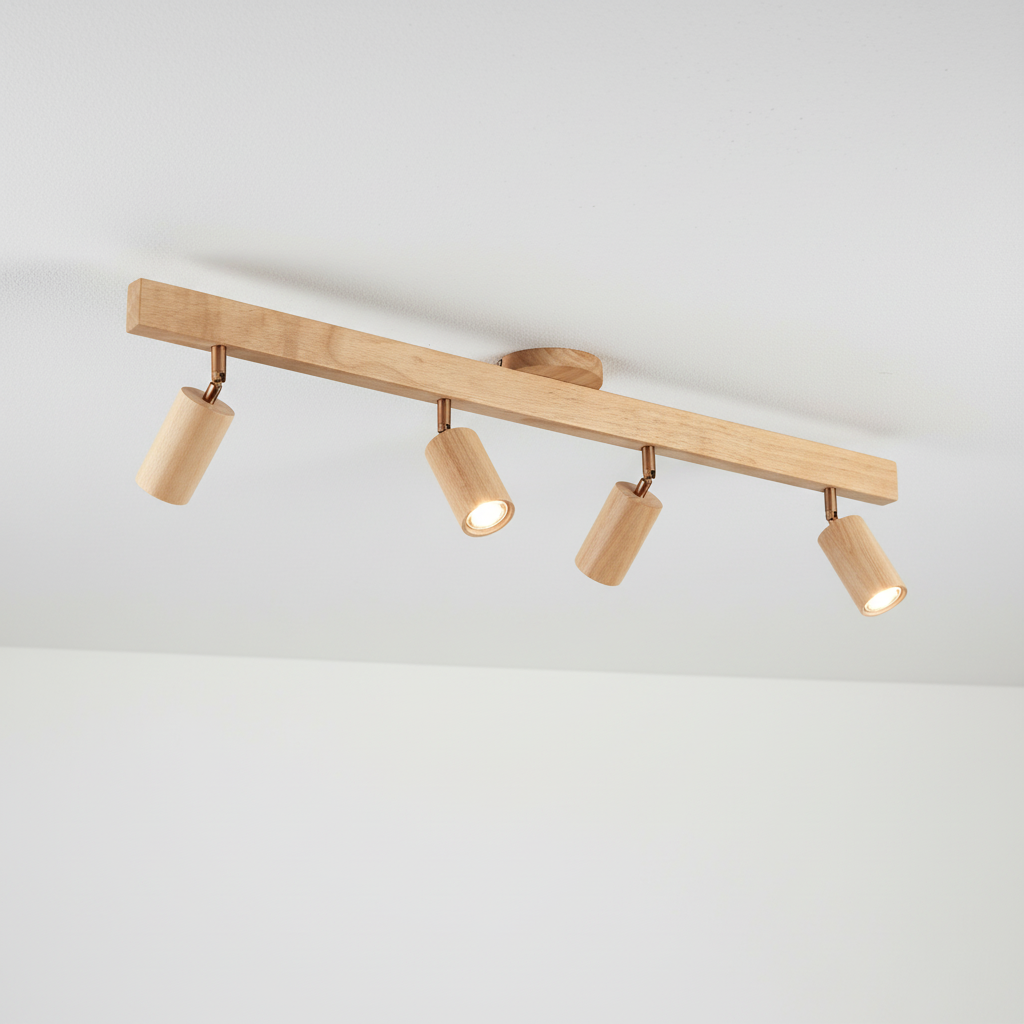 Adjustable Spotlight Wooden - Ecobeam