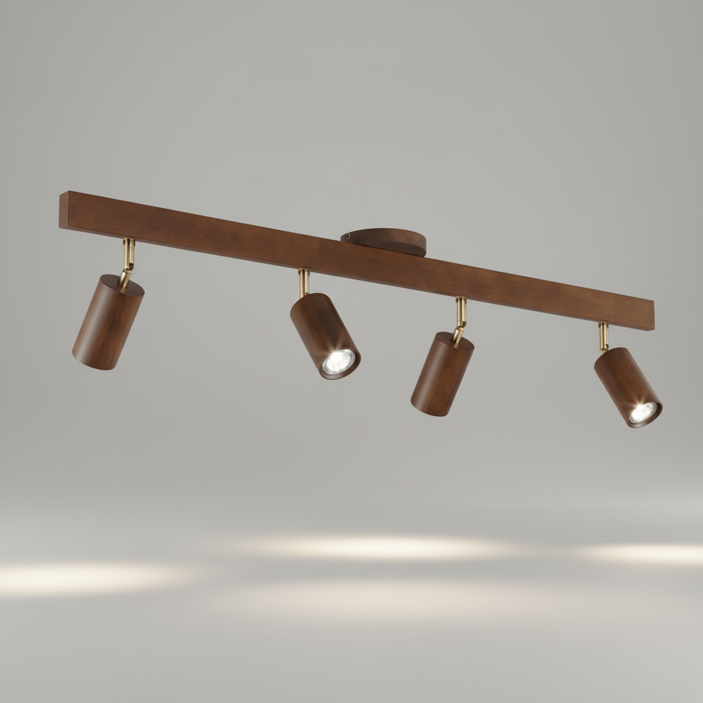 Adjustable Spotlight Wooden - Ecobeam
