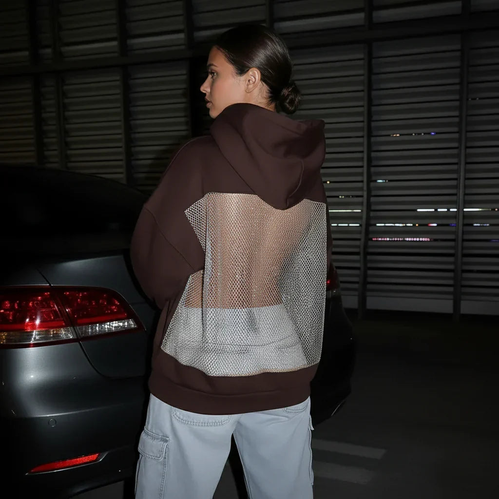 BackStageGlow | When the Lights Come On, This Hoodie Doesn't Just Shine, It Owns the Room