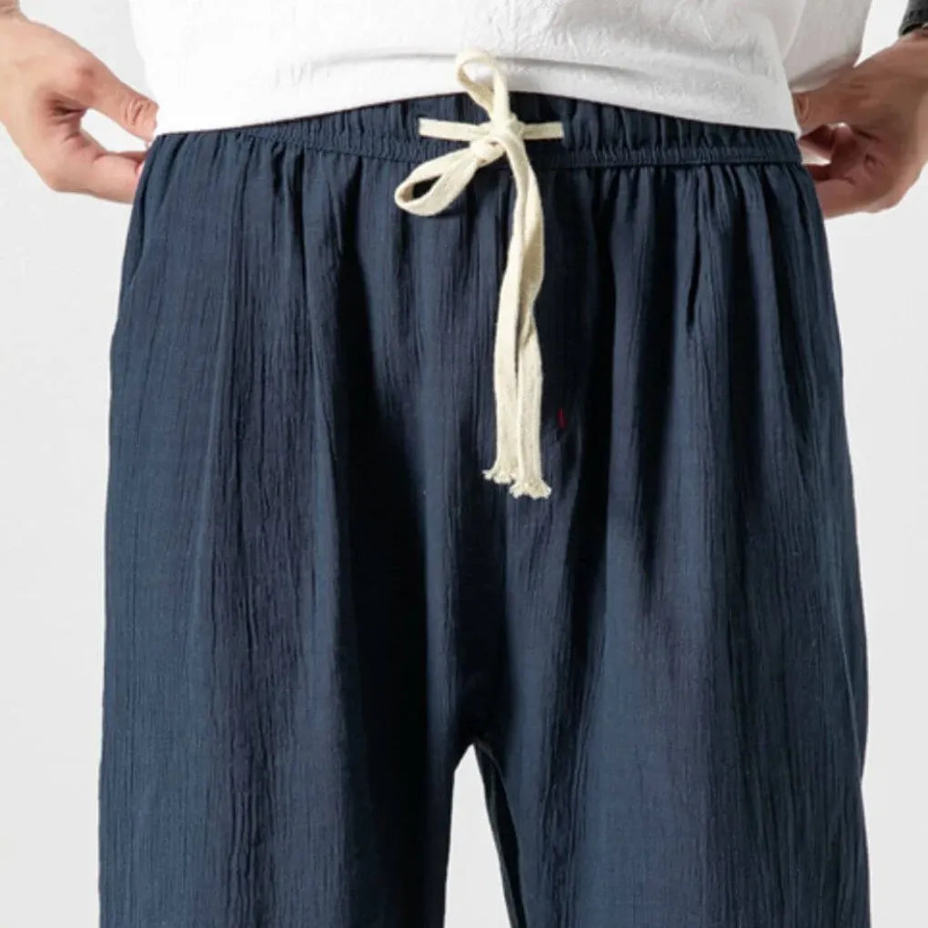 Men’s Cotton-Linen Comfort Pants – Lightweight Everyday Wear