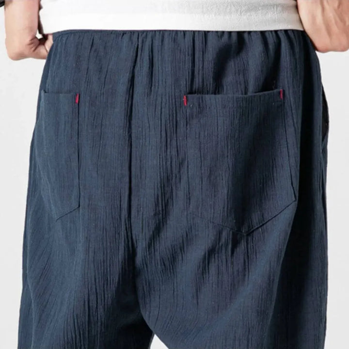 Men’s Cotton-Linen Comfort Pants – Lightweight Everyday Wear