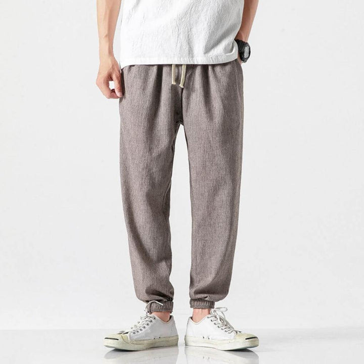 Men’s Cotton-Linen Comfort Pants – Lightweight Everyday Wear