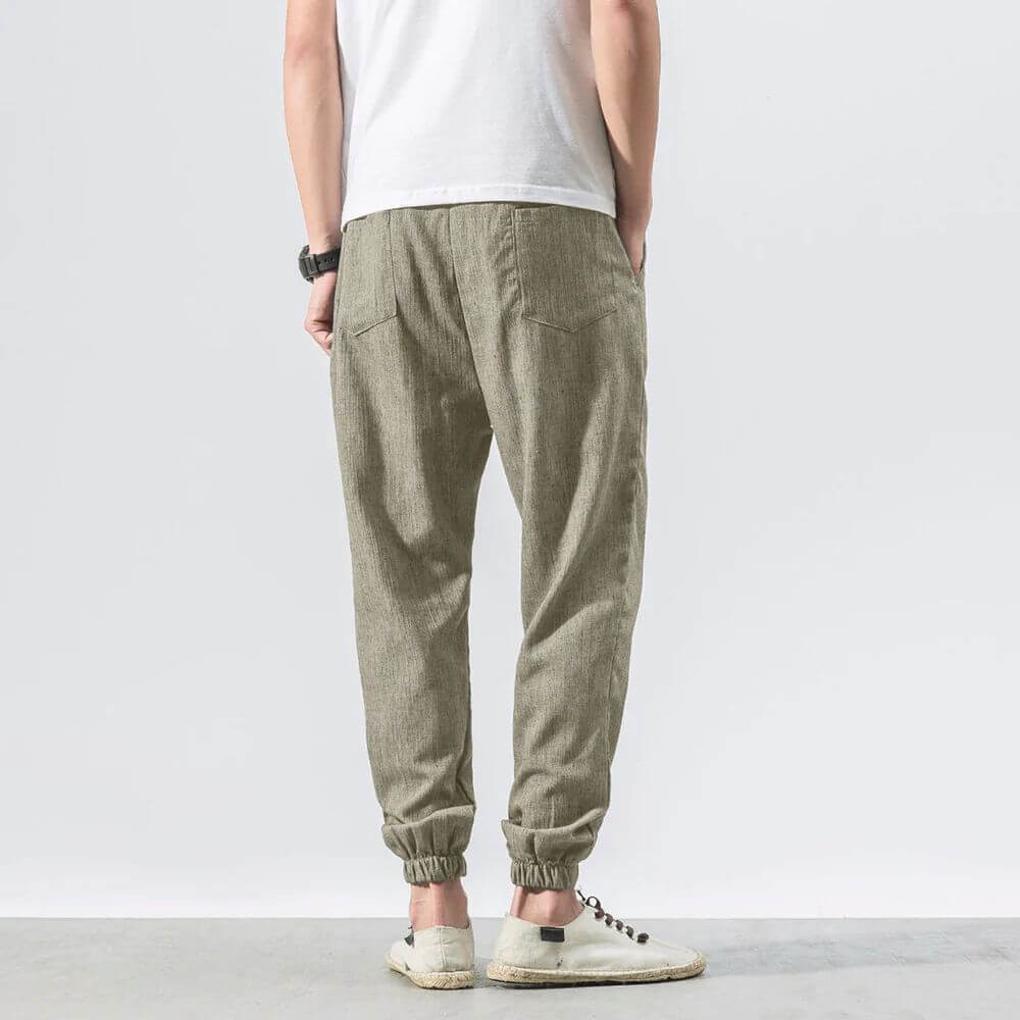 Men’s Cotton-Linen Comfort Pants – Lightweight Everyday Wear