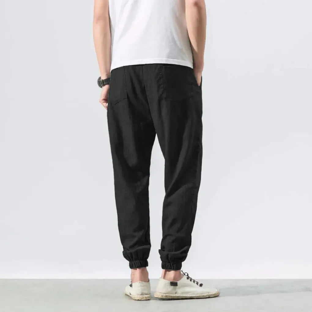 Men’s Cotton-Linen Comfort Pants – Lightweight Everyday Wear