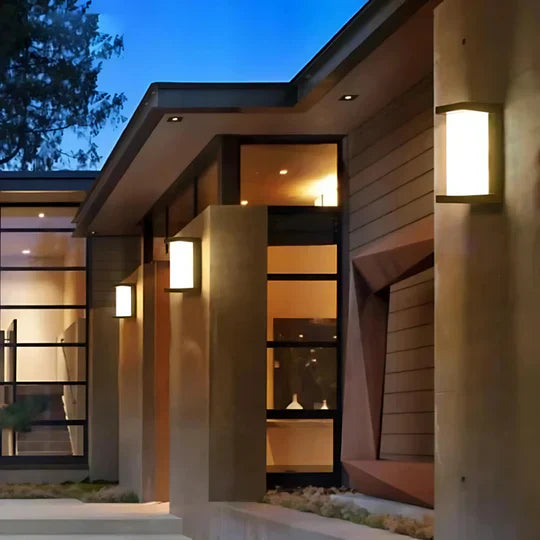 LED Outdoor Wall Lamp with Motion Sensor Smart Lighting