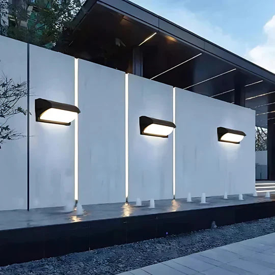 LED Outdoor Wall Lamp with Motion Sensor Smart Lighting