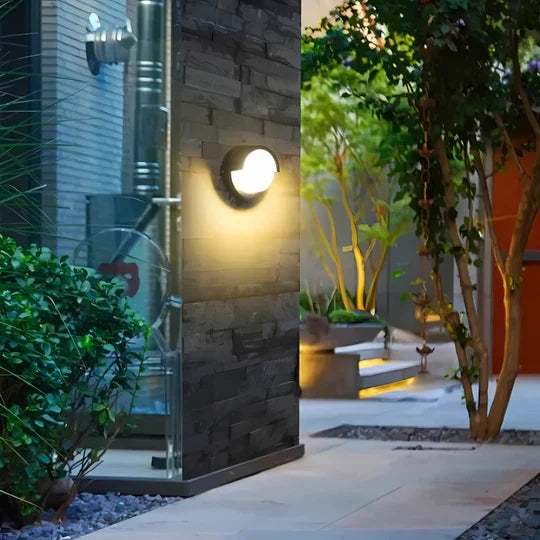 LED Outdoor Wall Lamp with Motion Sensor Smart Lighting