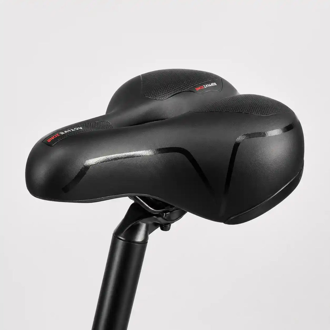 Ergonomic comfort bicycle seat with cut-out – with 2-inch thick foam and waterproof PU leather