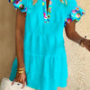 Danielle | Women’s Boho Ruffle Sleeve Mini Dress