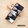 Checked Men's Socks – Classic Pattern, Modern Comfort