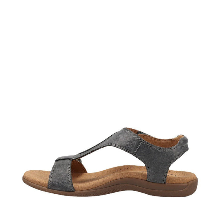 Women's Platform Wedge Velcro Strap Sandals With Large Thick Soles Velcro Buckle