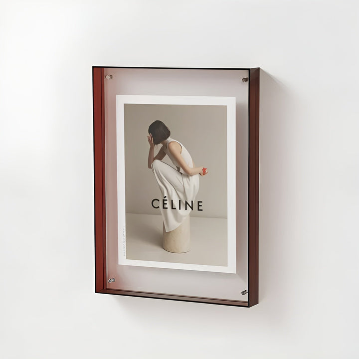 Neon Acrylic Picture Frame – Retro 1980s Style, Modern Decorative Photo Frame