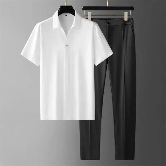Luxury Two-Piece Set for Men Effortless Elegance for Transitional Seasons