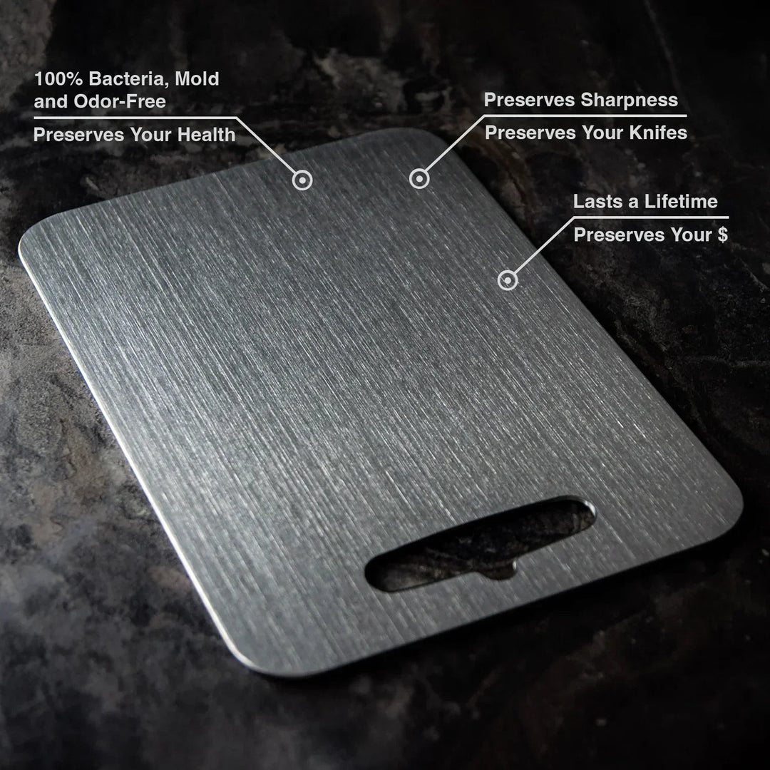 Titanium Kitchen Chopping Board – Antibacterial | Non-Toxic | Durable