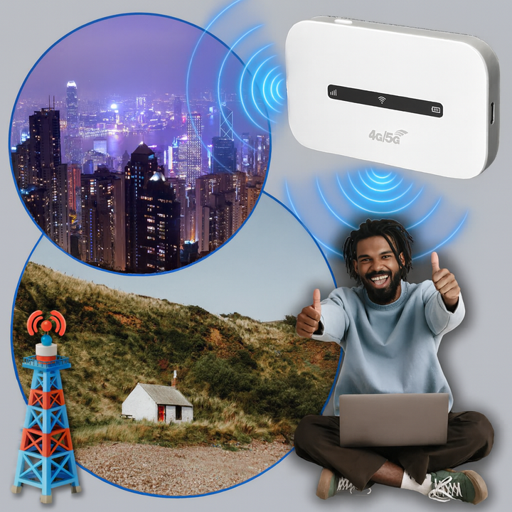 Portable Wi-Fi Router – On-the-Go Internet Access