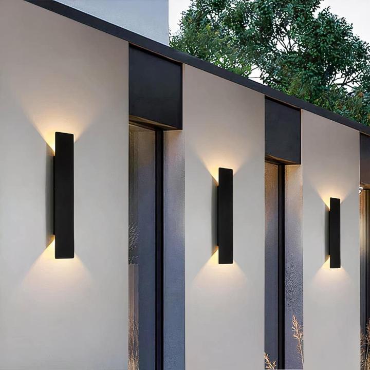 External LED Wall Light with Up-and-Down Beam – Weatherproof, IP65-rated
