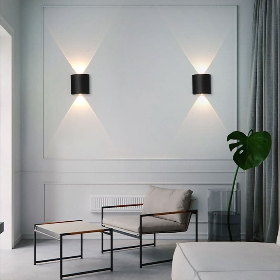 Waterproof LED Outdoor Wall Light – Slim Aluminum, Energy-Saving