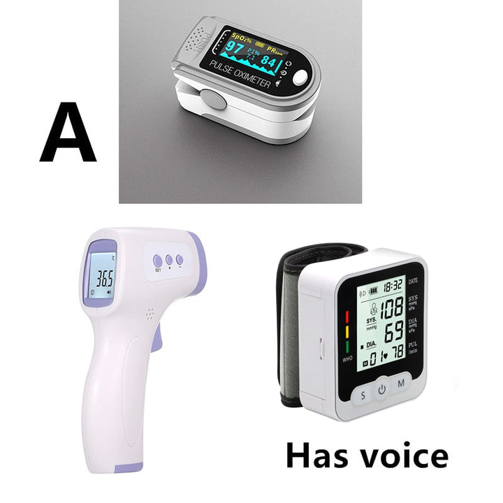 Automatic Home Wristband Blood Pressure Monitor with Portable Lcd Display and Heart Rate Detection