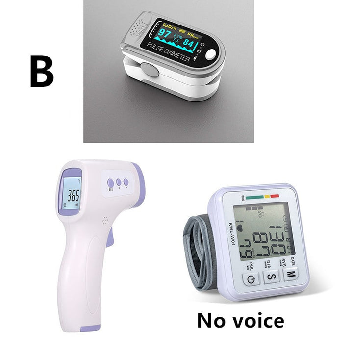 Automatic Home Wristband Blood Pressure Monitor with Portable Lcd Display and Heart Rate Detection