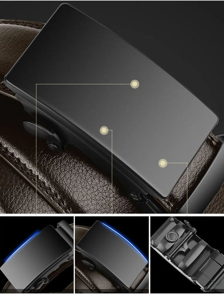 Automatic Belt - LuxeFit | Adjustable PU Leather Buckle