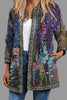 Women’s Floral Printed Cardigan – Casual Layered Print