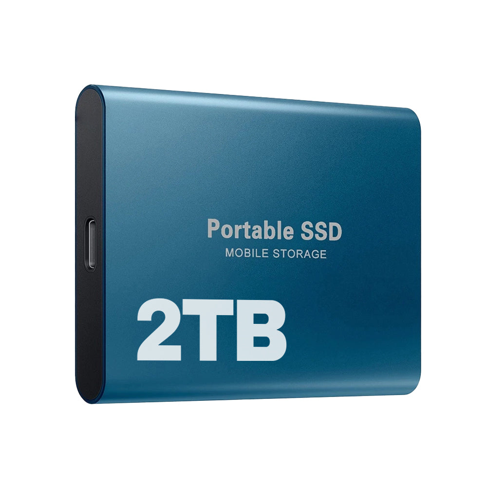 Portable High-Speed SSD, USB-C 1050 MB/s (2 TB)