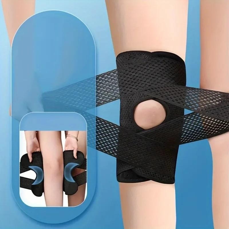 Knee Support with Adjustable Compression System
