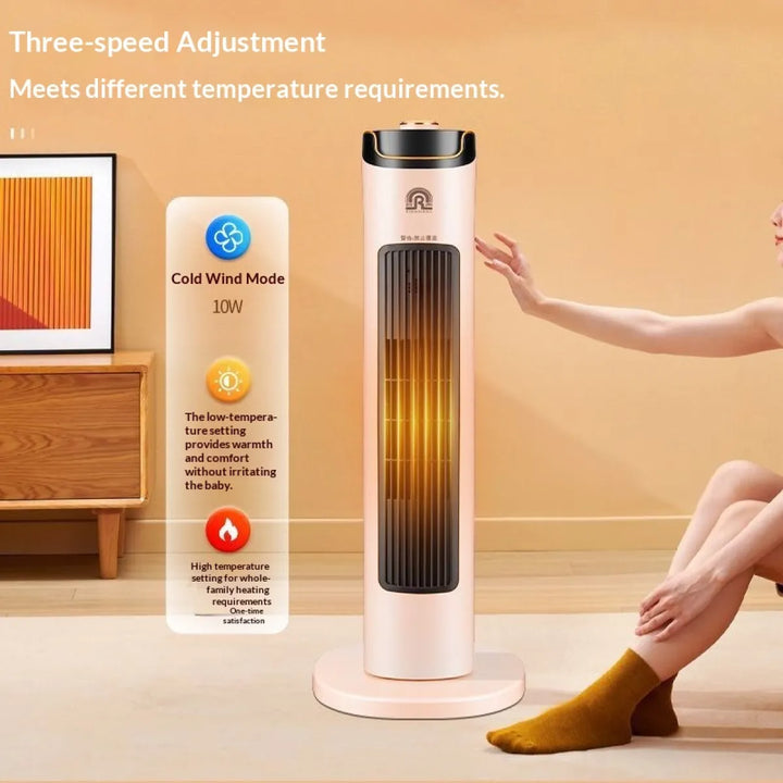 Portable Vertical Home Instant-Heating Fan