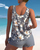 Women’s Tankini Swimsuit Two Piece Set