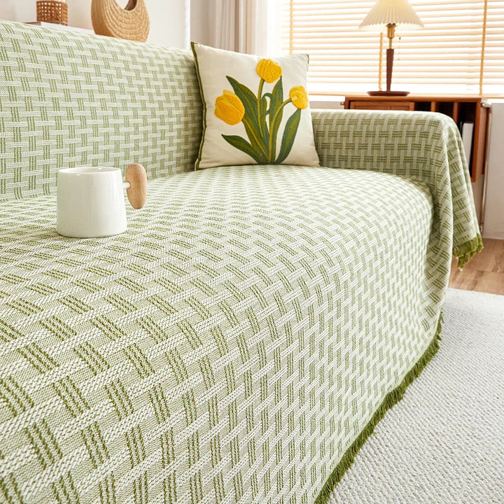LuxeHome Sofa Cover - Reversible Design - Extra Large