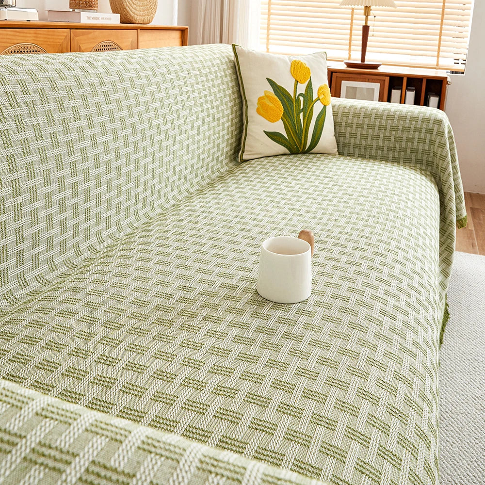 LuxeHome Sofa Cover - Reversible Design - Extra Large